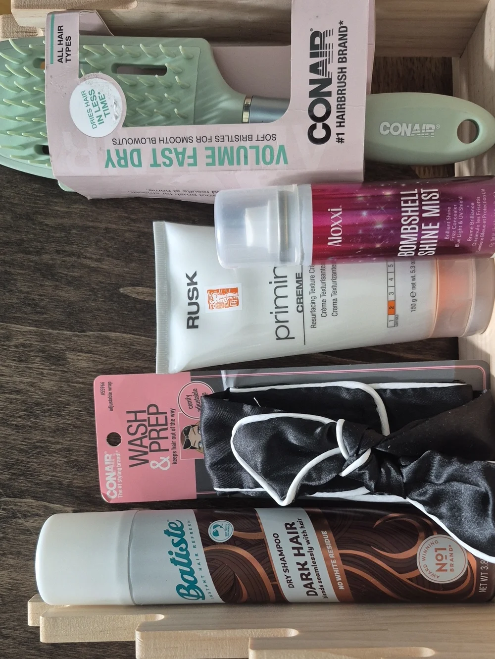 Mint Green Volume Fast Dry Hairbrush